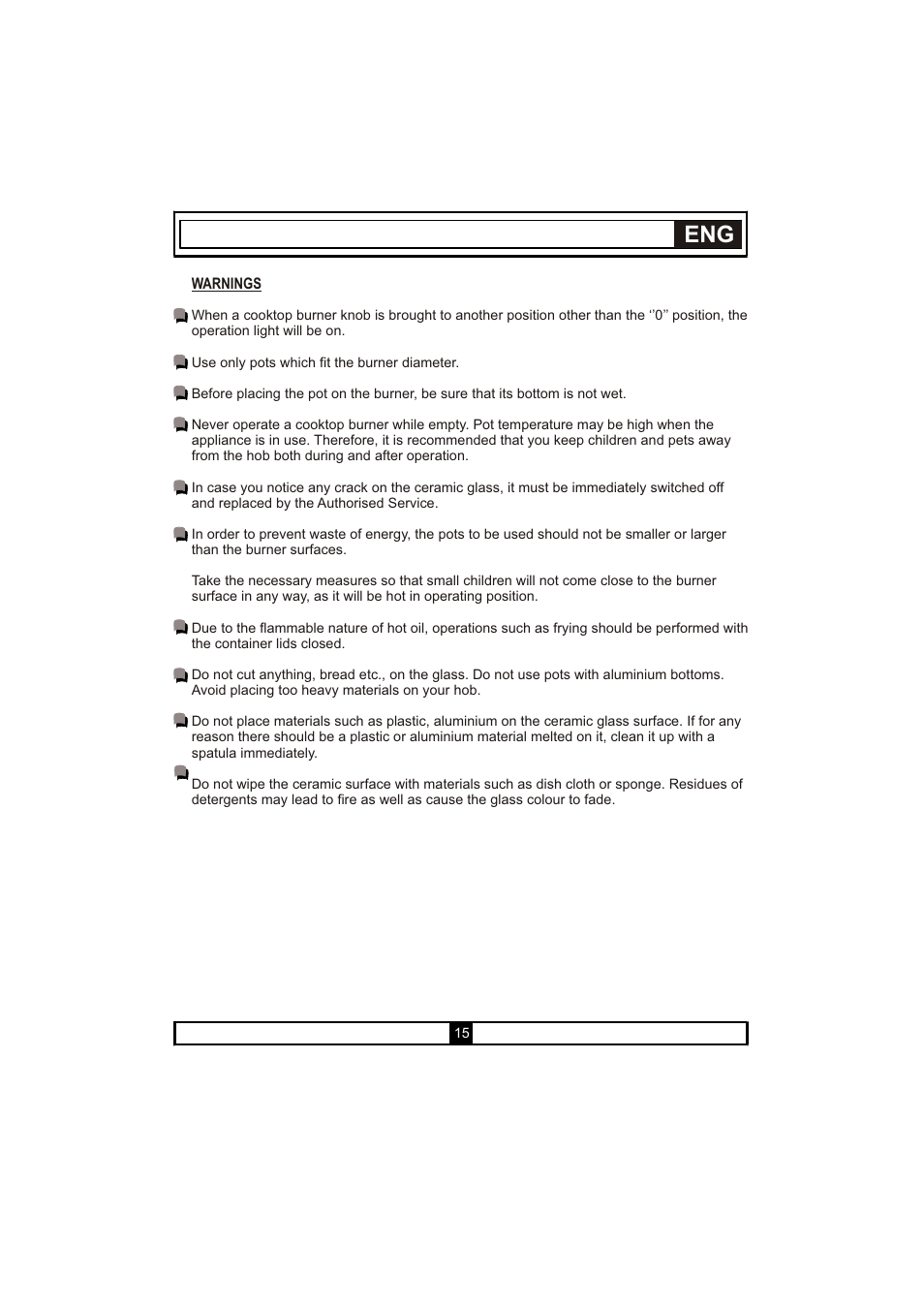 Candy PVU 647 X User Manual | Page 17 / 123