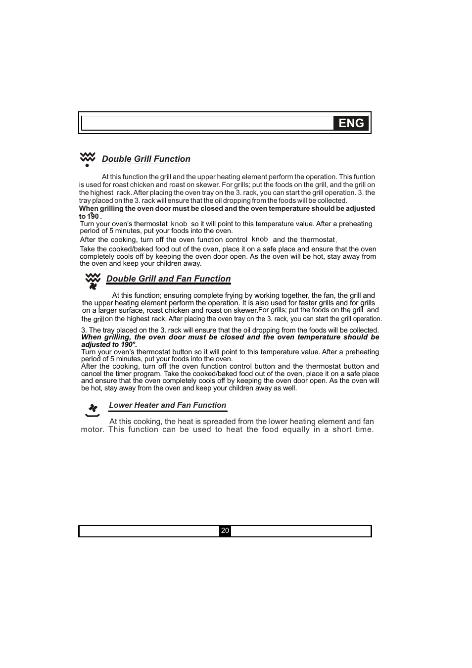 Candy PVU 647 X User Manual | Page 22 / 123