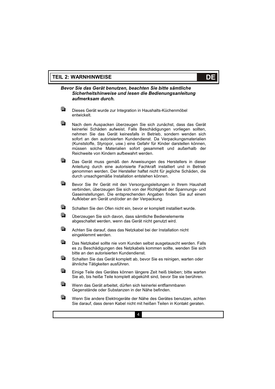 Candy PVU 647 X User Manual | Page 36 / 123