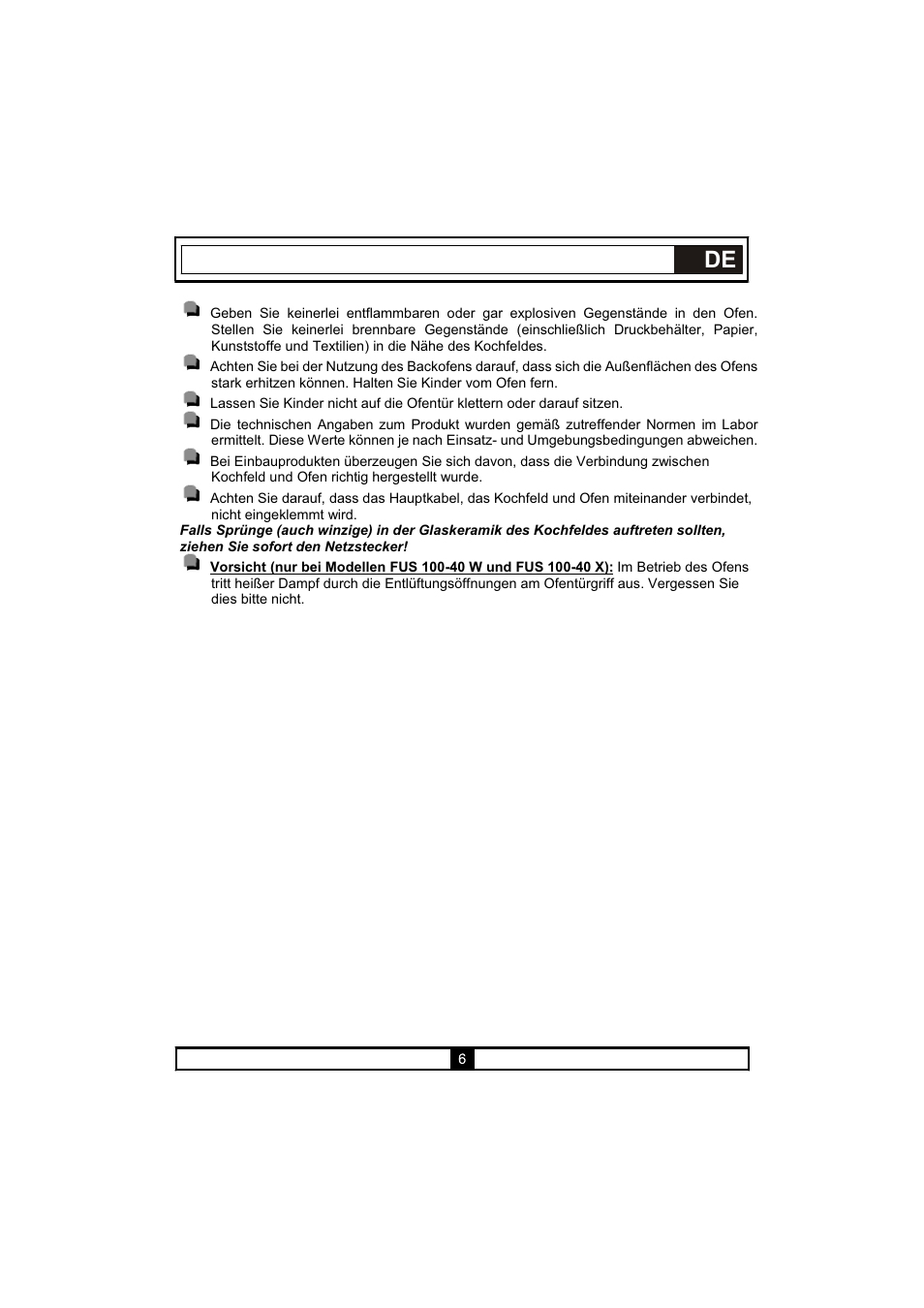 Candy PVU 647 X User Manual | Page 38 / 123