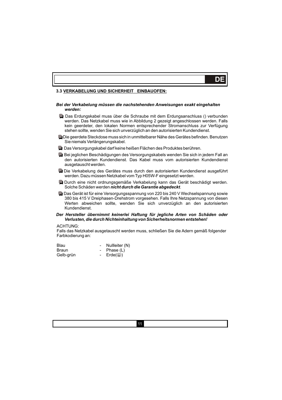 Candy PVU 647 X User Manual | Page 43 / 123