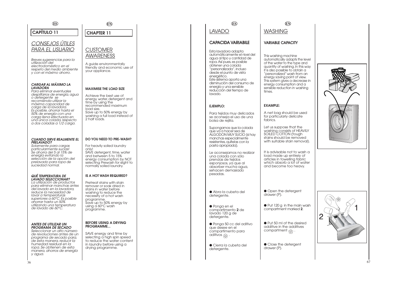 Candy GO W496D-12S User Manual | Page 19 / 29