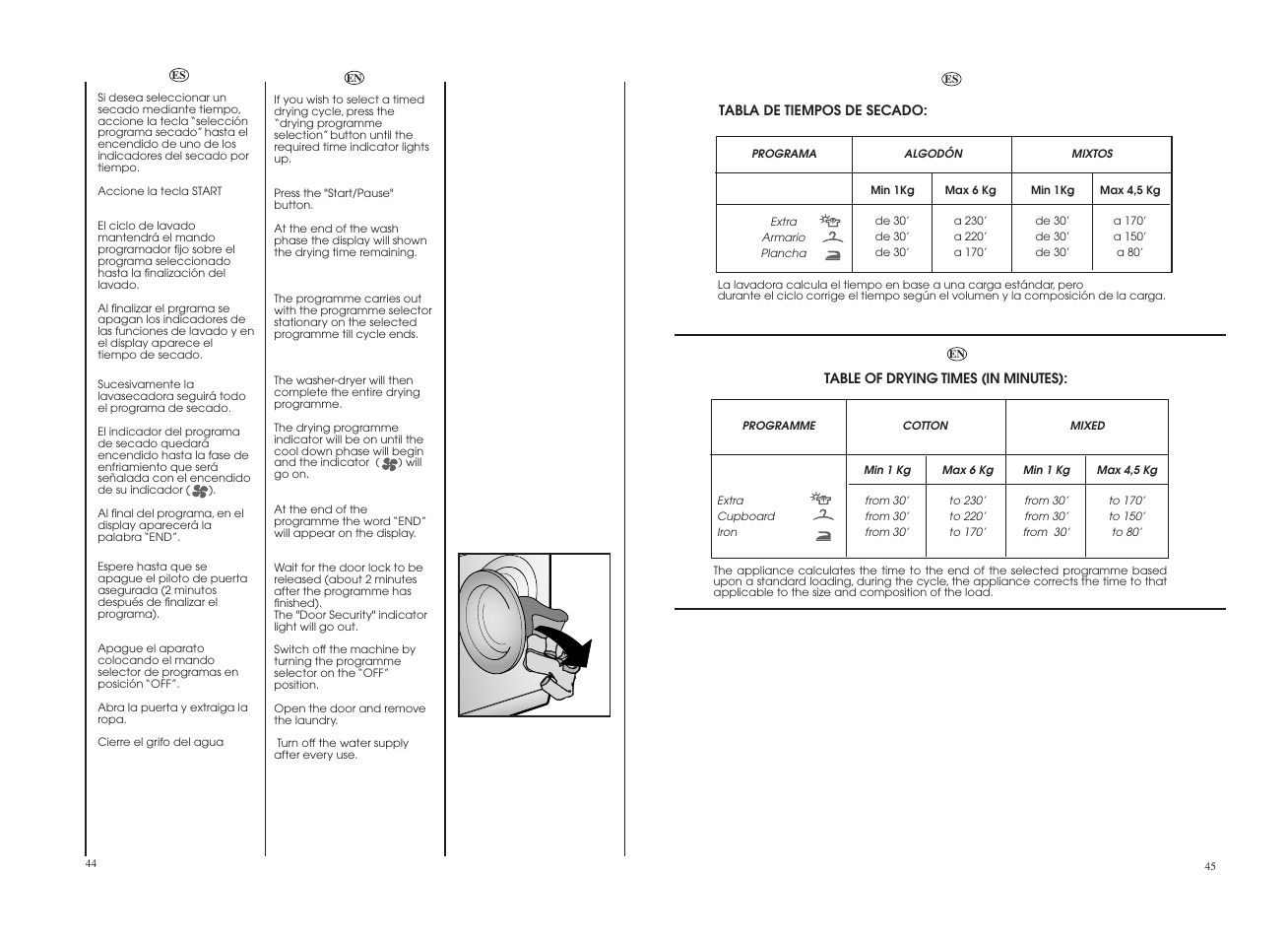 Candy GO W496D-12S User Manual | Page 23 / 29