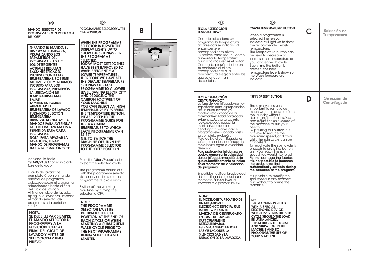 Candy GO W496D-12S User Manual | Page 8 / 29