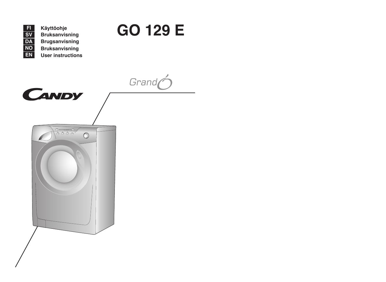 Candy GO 129E-86S User Manual | 41 pages