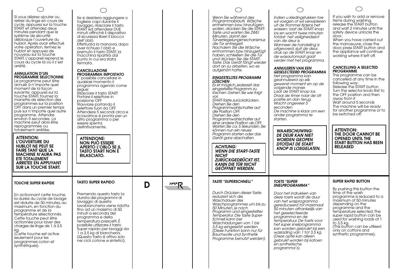 Candy Holiday 800 TL User Manual | Page 14 / 37