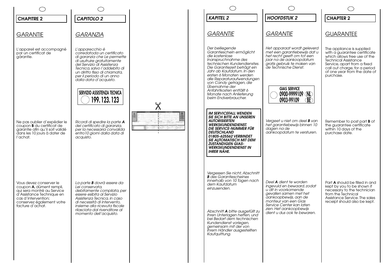 Candy Holiday 800 TL User Manual | Page 5 / 37