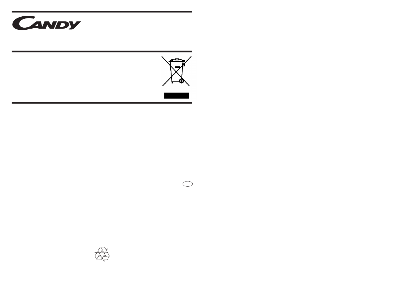 Candy CNL135AQUA-80 User Manual | Page 17 / 17