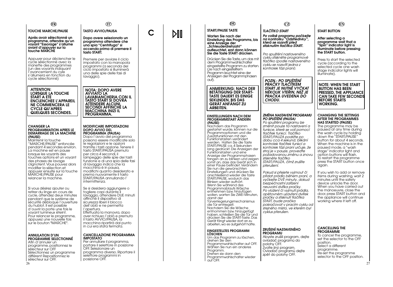 Candy CO 107F__L1-S User Manual | Page 14 / 41