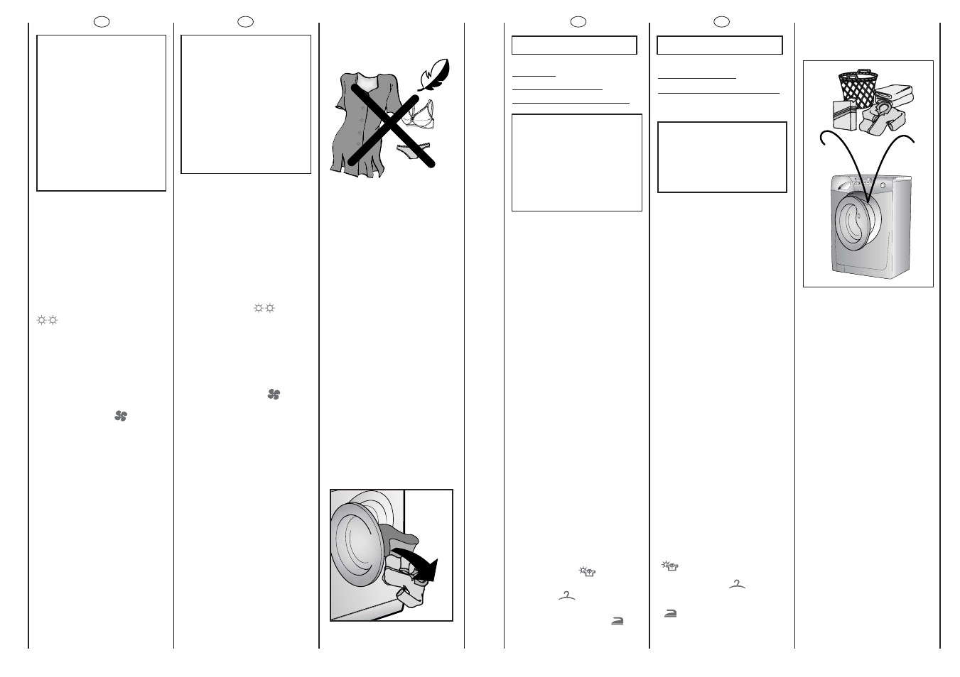 Automatic washing/drying, Ciclo automatico lavado-secado | Candy GO W264D-12S User Manual | Page 22 / 29