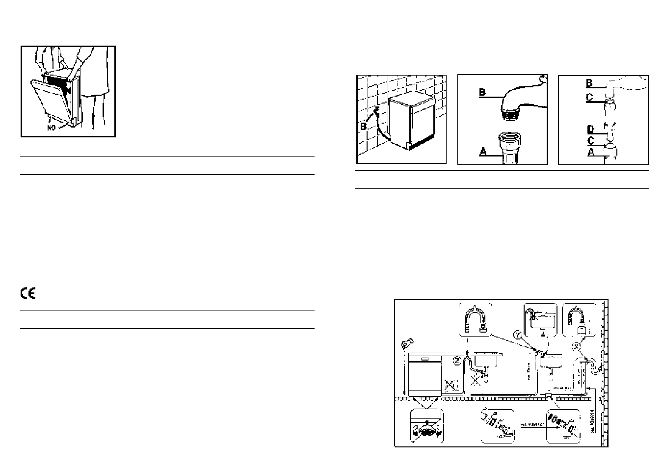 Installazione (notazioni tecniche) | Candy CI 7950 BD User Manual | Page 3 / 77
