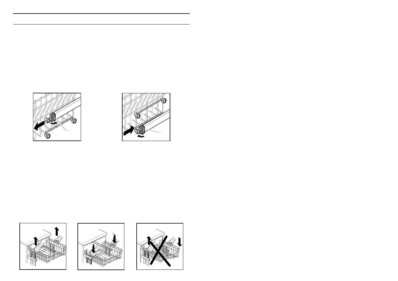 Carregamento da máquina, Regulação do cesto superior | Candy CI 7950 BD User Manual | Page 58 / 77