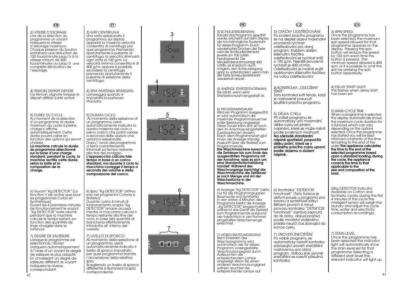 Candy EVO 1673DW-S User Manual | Page 22 / 41