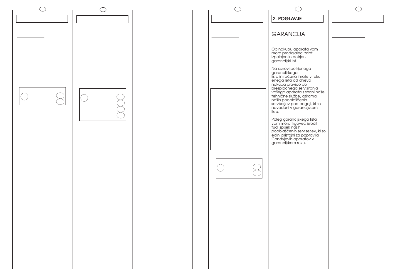 Candy CM2166-86S User Manual | Page 5 / 41