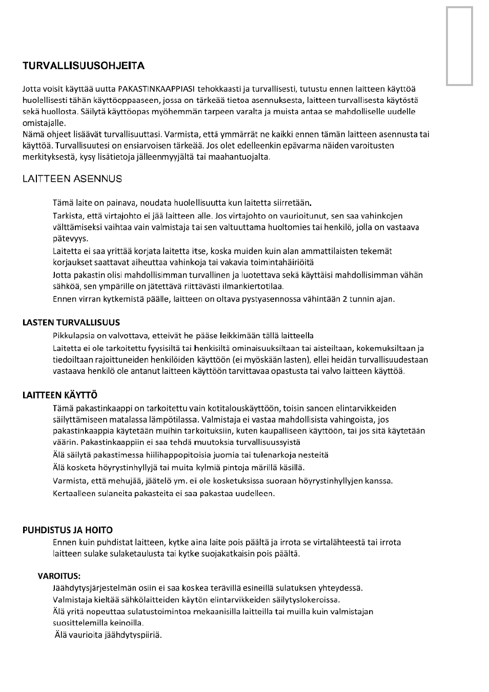 Candy CFZE 5485 W User Manual | Page 63 / 87