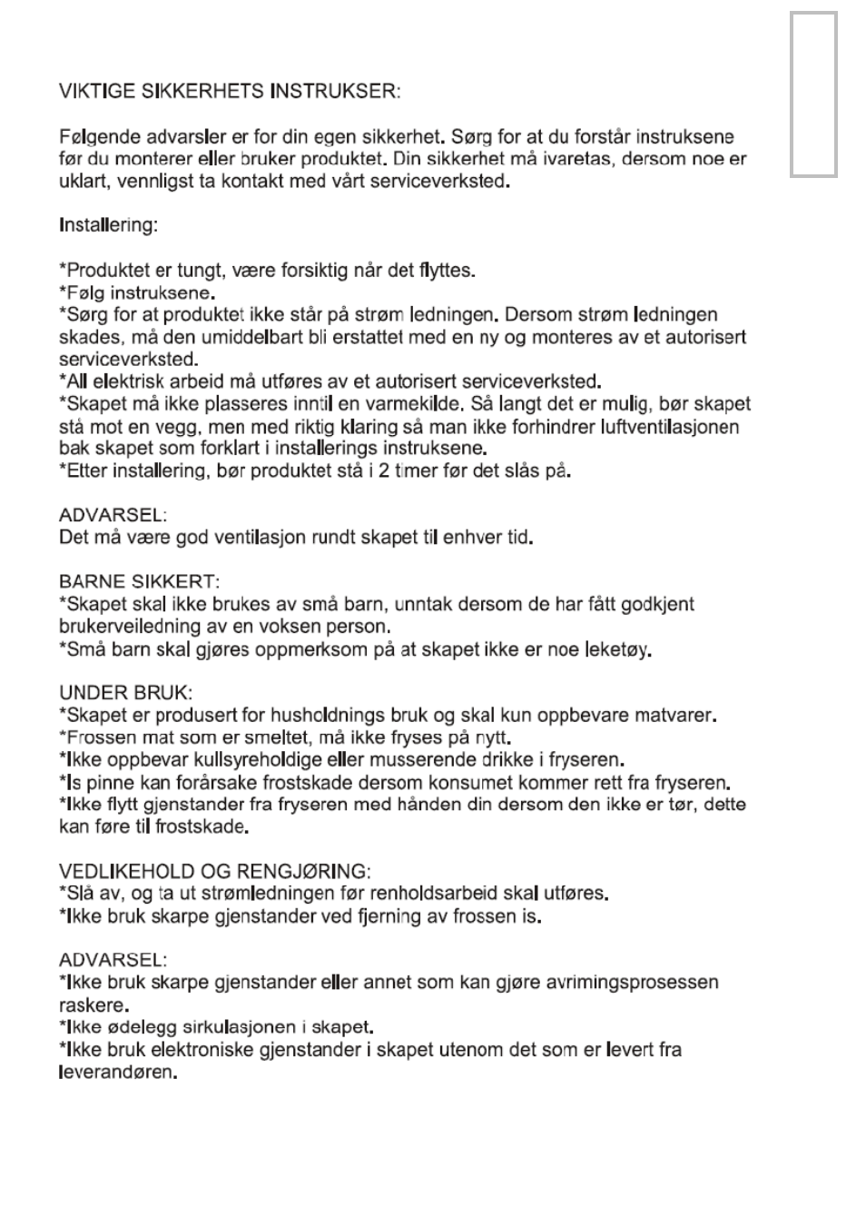 Candy CFZE 5485 W User Manual | Page 68 / 87