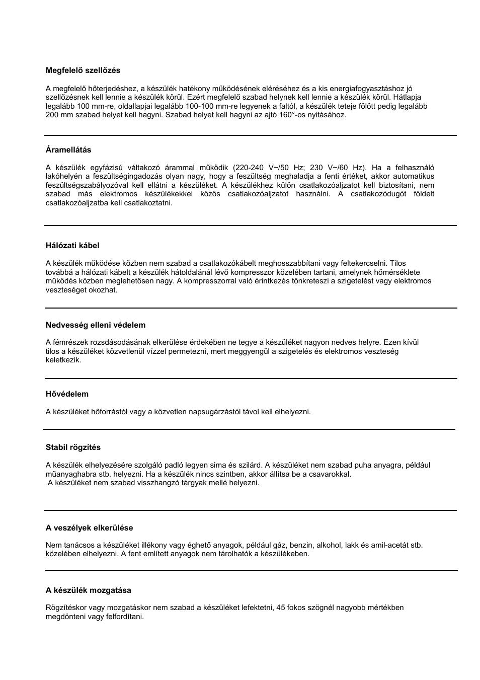 Candy CFZE 5485 W User Manual | Page 80 / 87