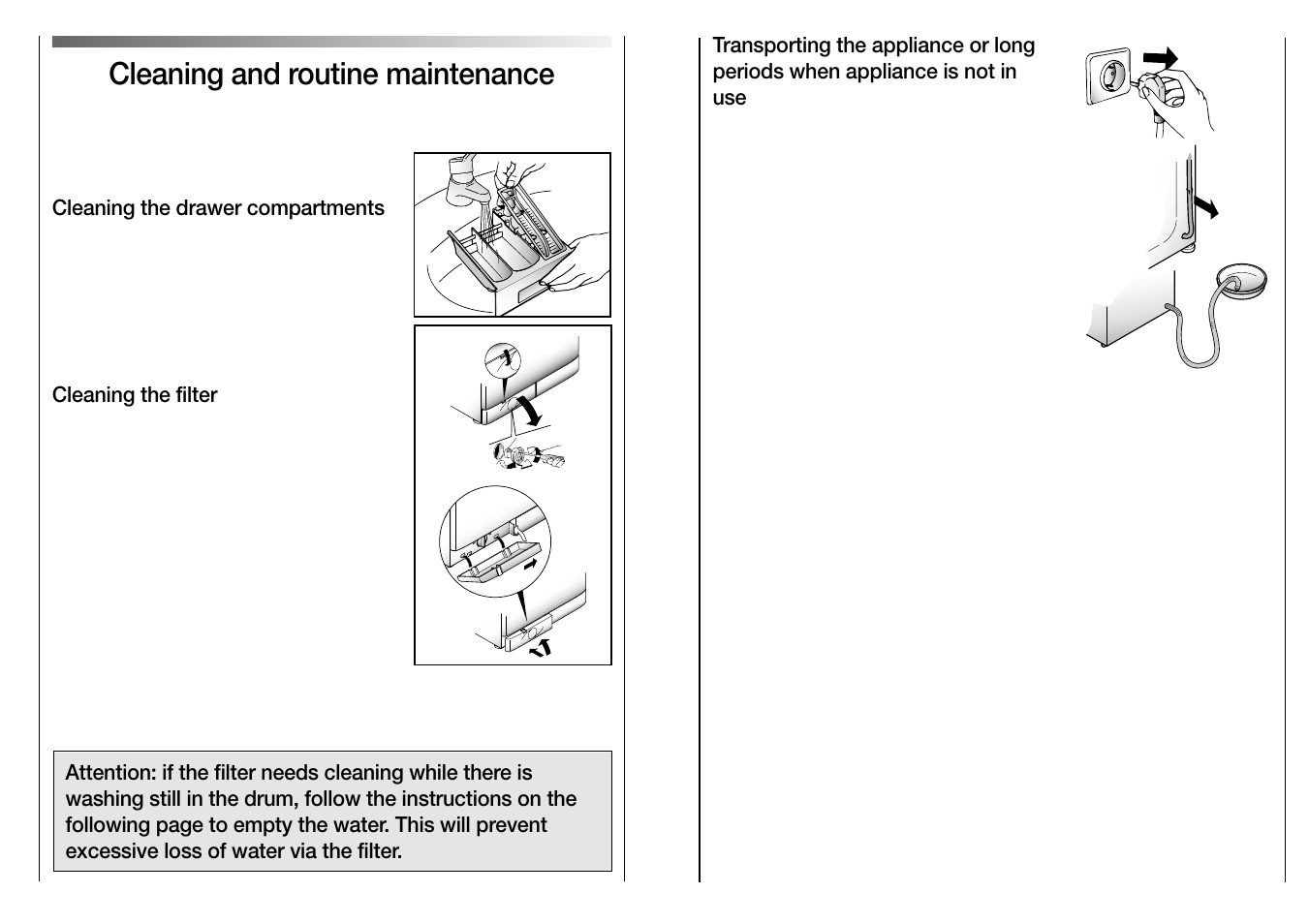 Cleaning and routine maintenance | Candy LB DOUBLE QUICK 131 User Manual | Page 11 / 17