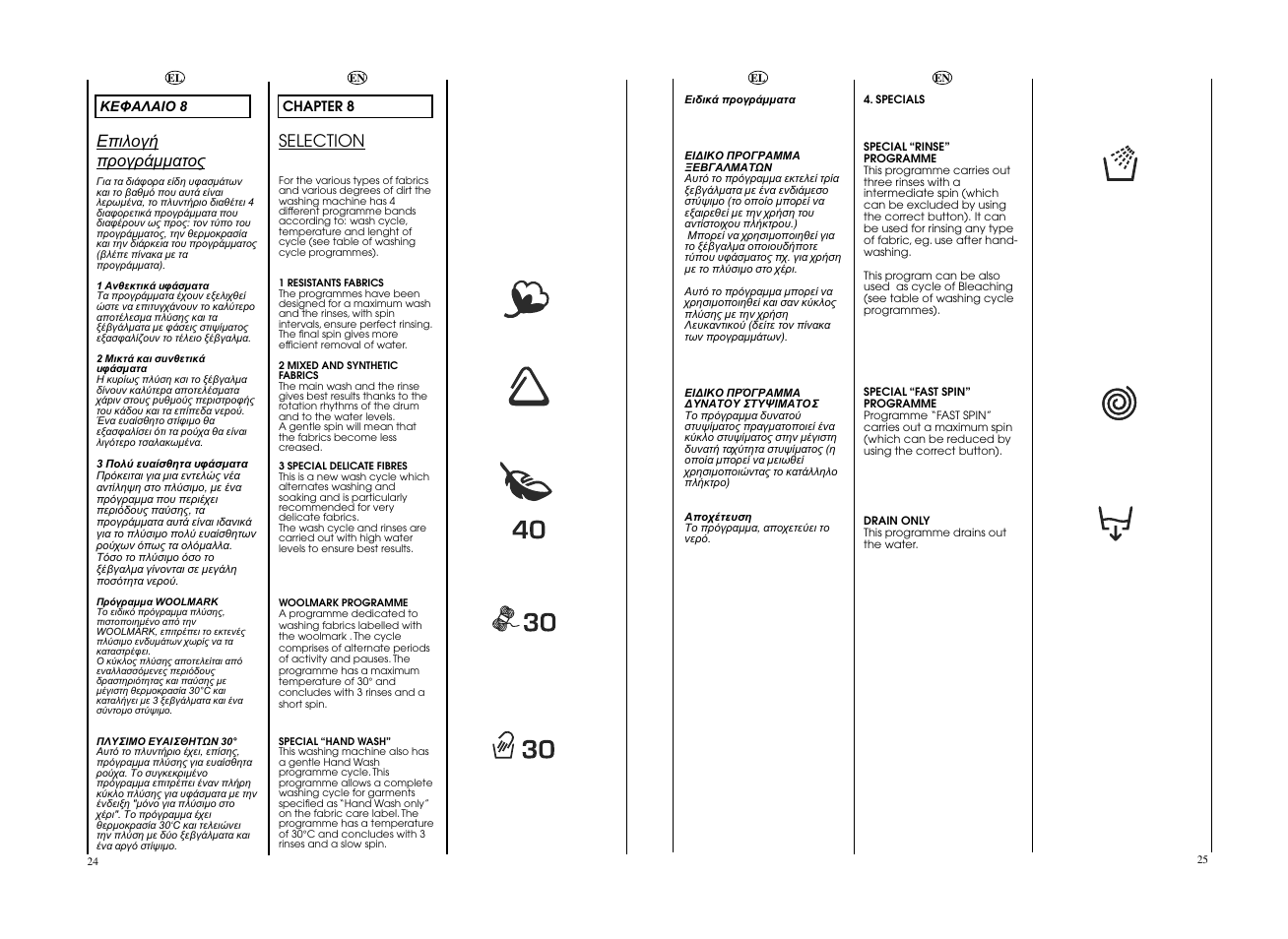 Selection | Candy GO 106DF__L1-S User Manual | Page 13 / 21