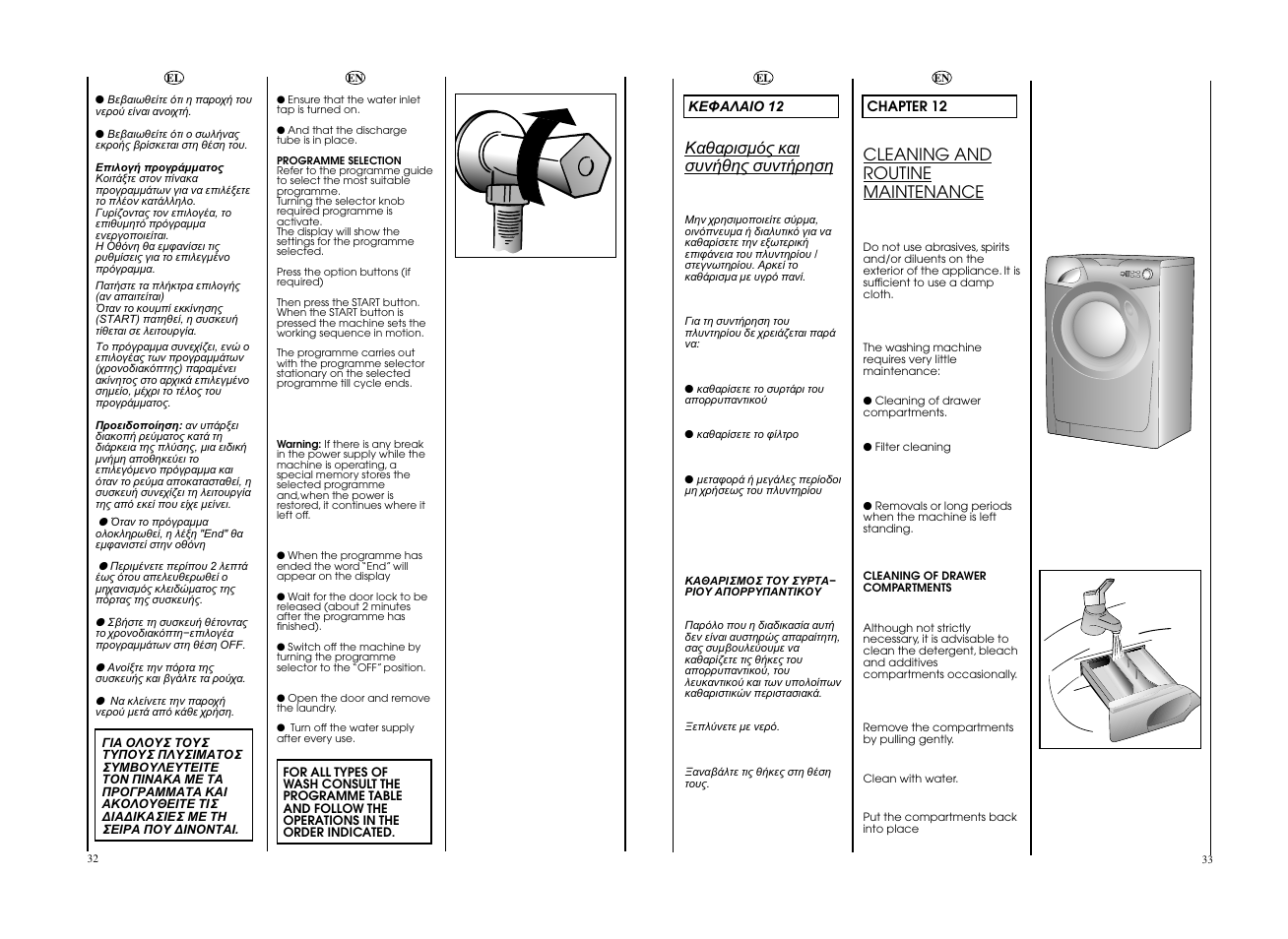 Cleaning and routine maintenance | Candy GO 106DF__L1-S User Manual | Page 17 / 21
