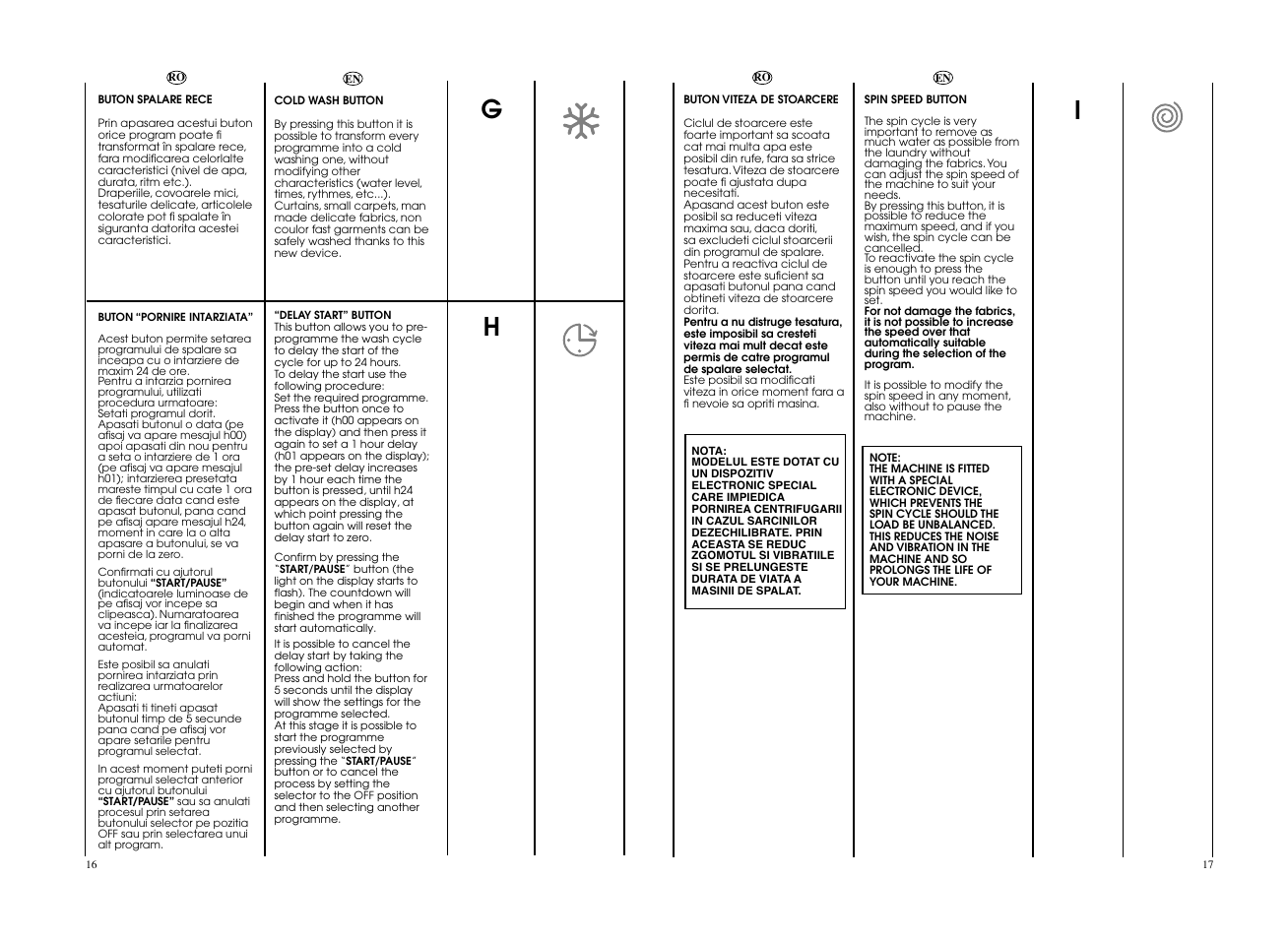 Candy EVO4 1072D-S User Manual | Page 9 / 21