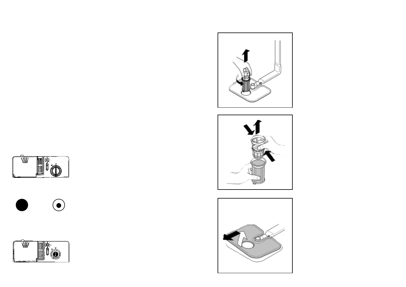 Cleaning the filters | Candy LS CD 602 SX User Manual | Page 20 / 65