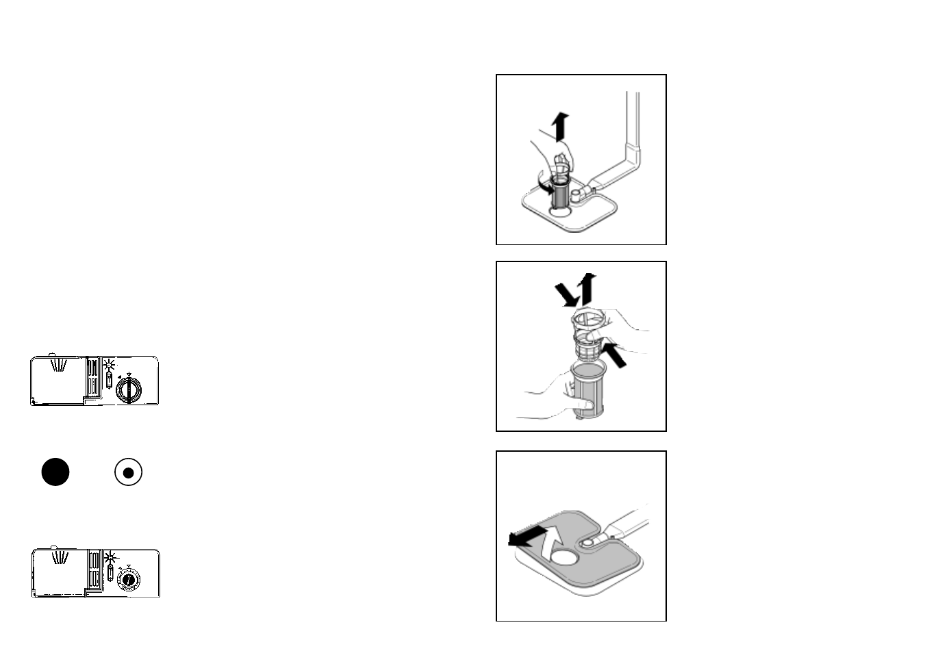 Nettoyage des filtres | Candy LS CD 602 SX User Manual | Page 41 / 65