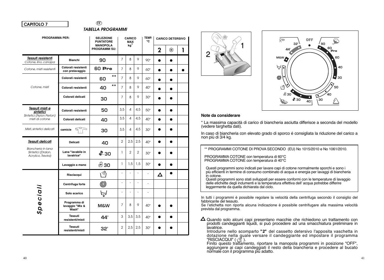 Speciali | Candy GO 127DF__L1-S User Manual | Page 21 / 41