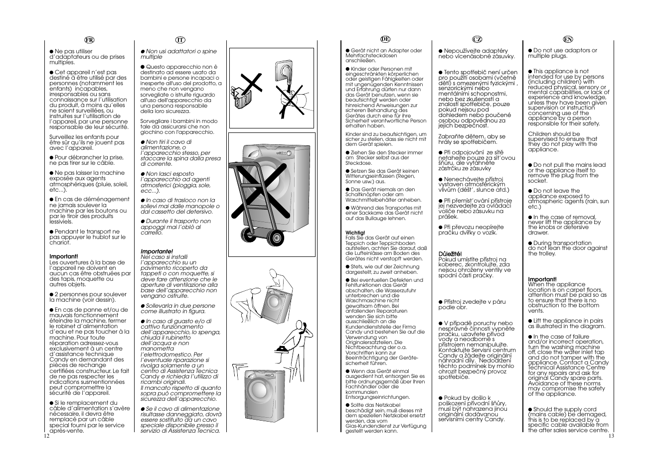 Candy GO 127DF__L1-S User Manual | Page 7 / 41