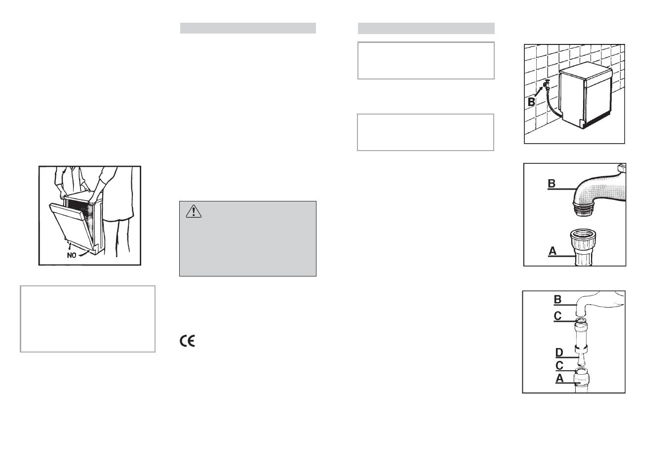 Candy CDF 625 TX - 86 S User Manual | Page 3 / 53