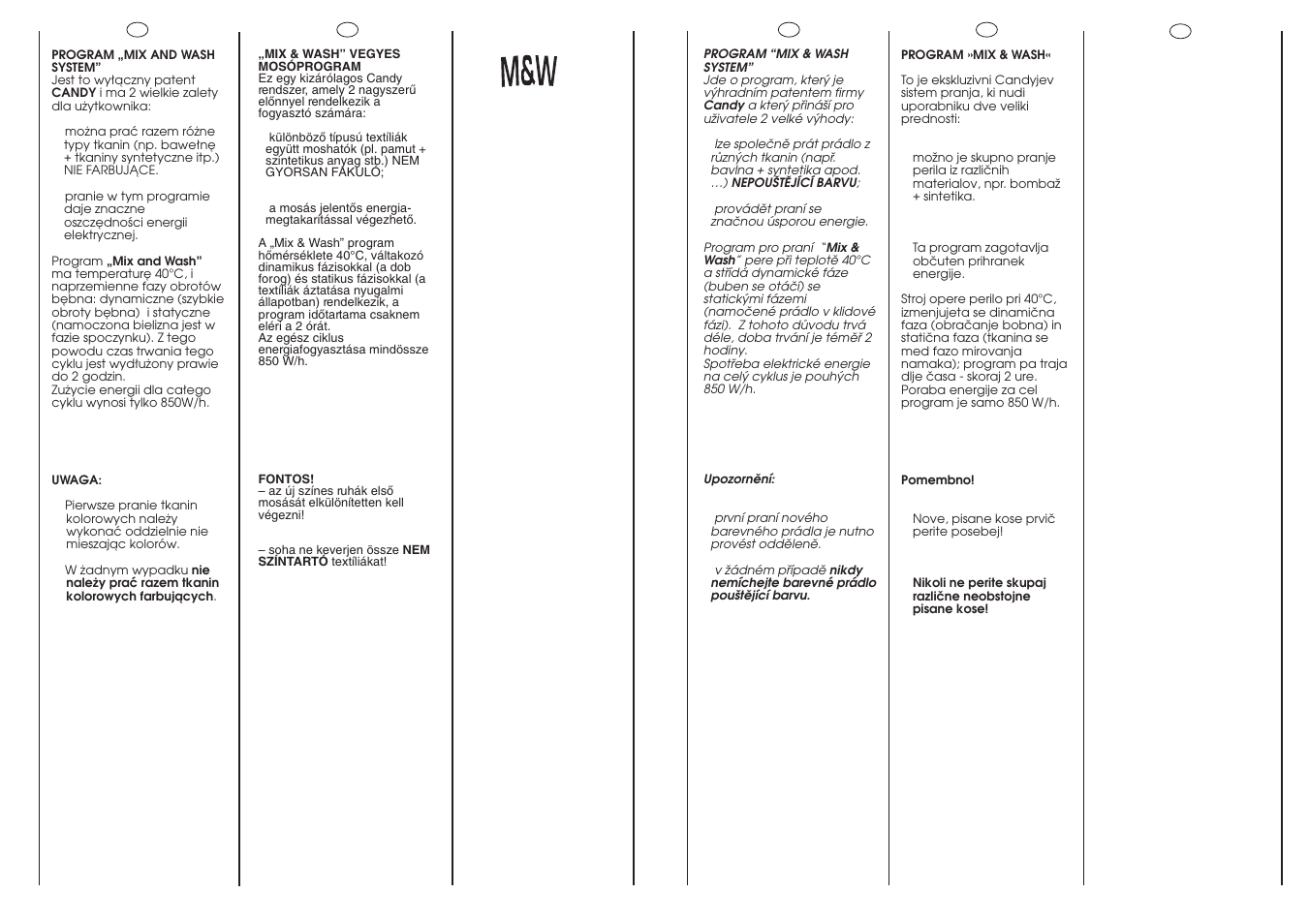 Candy GO 108DF-16S User Manual | Page 27 / 41