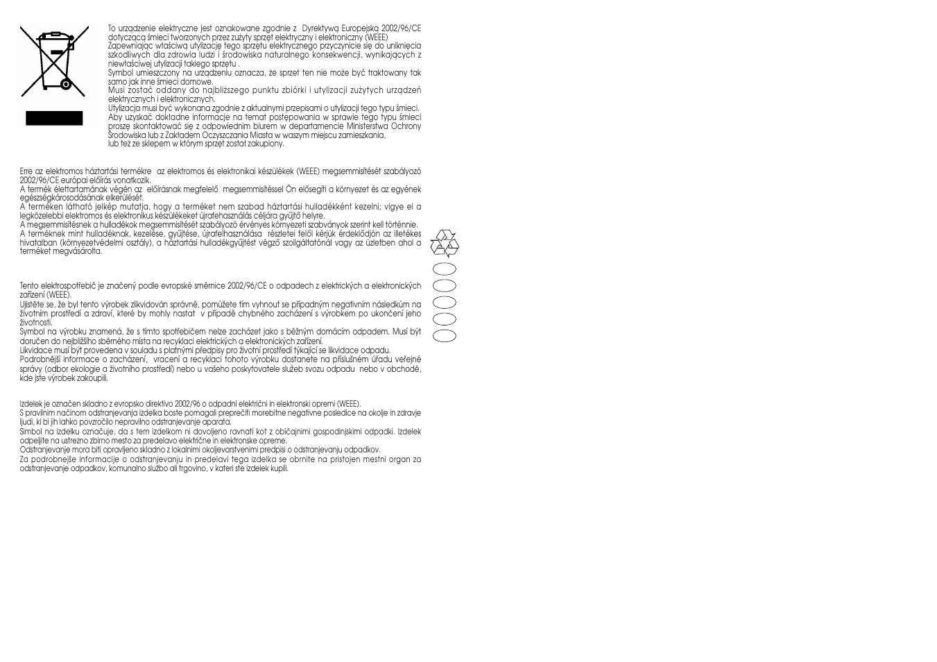 Candy GO 108DF-16S User Manual | Page 41 / 41