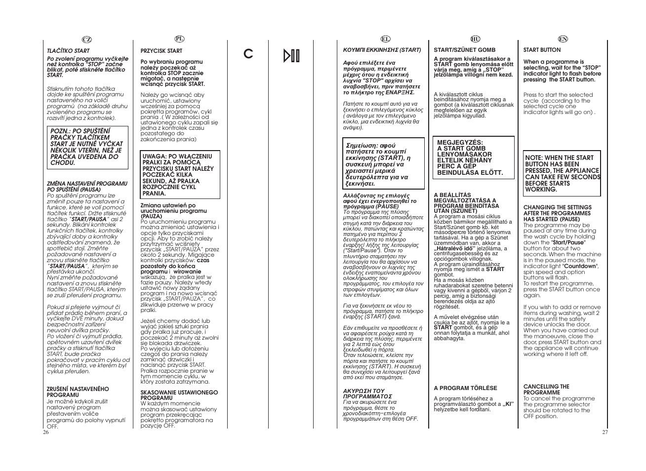 Candy GO 127-18S User Manual | Page 14 / 41