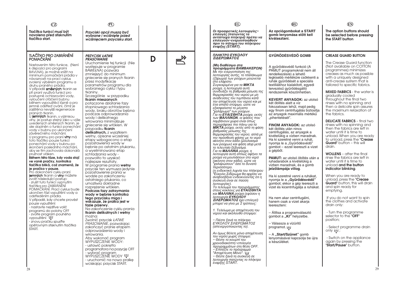 Candy GO 127-18S User Manual | Page 15 / 41