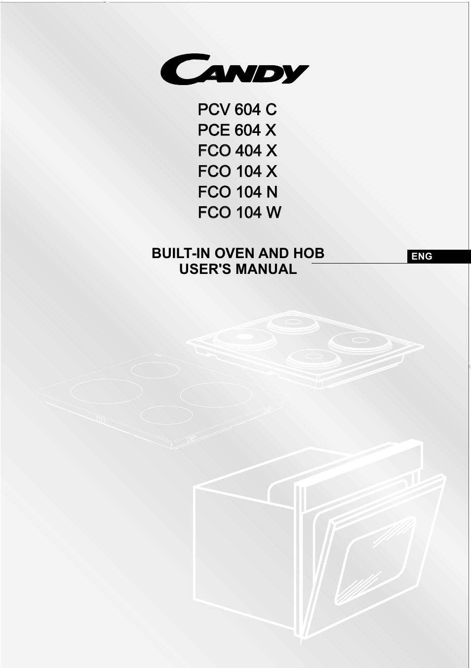 Candy PCV 604 C User Manual | 24 pages