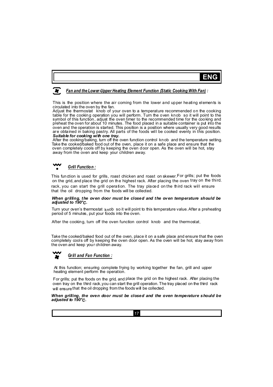 Candy PCV 604 C User Manual | Page 19 / 24