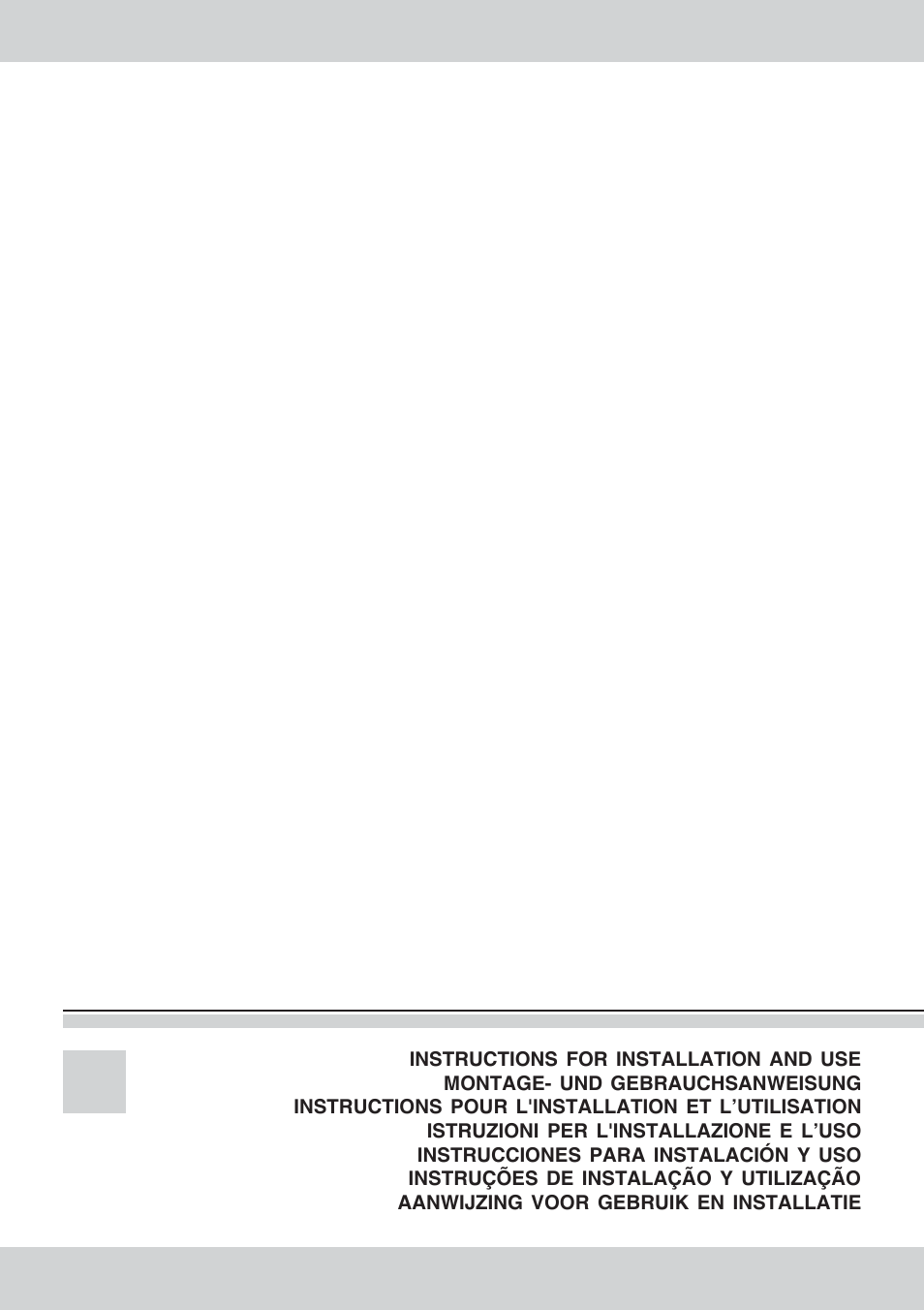 Candy CDH 90 X User Manual | 24 pages