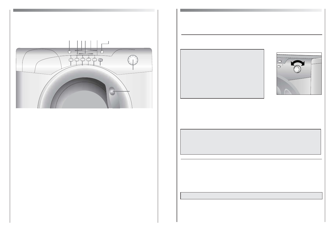 Description of controls, Fig. 1 | Candy GO W464-80 User Manual | Page 4 / 21