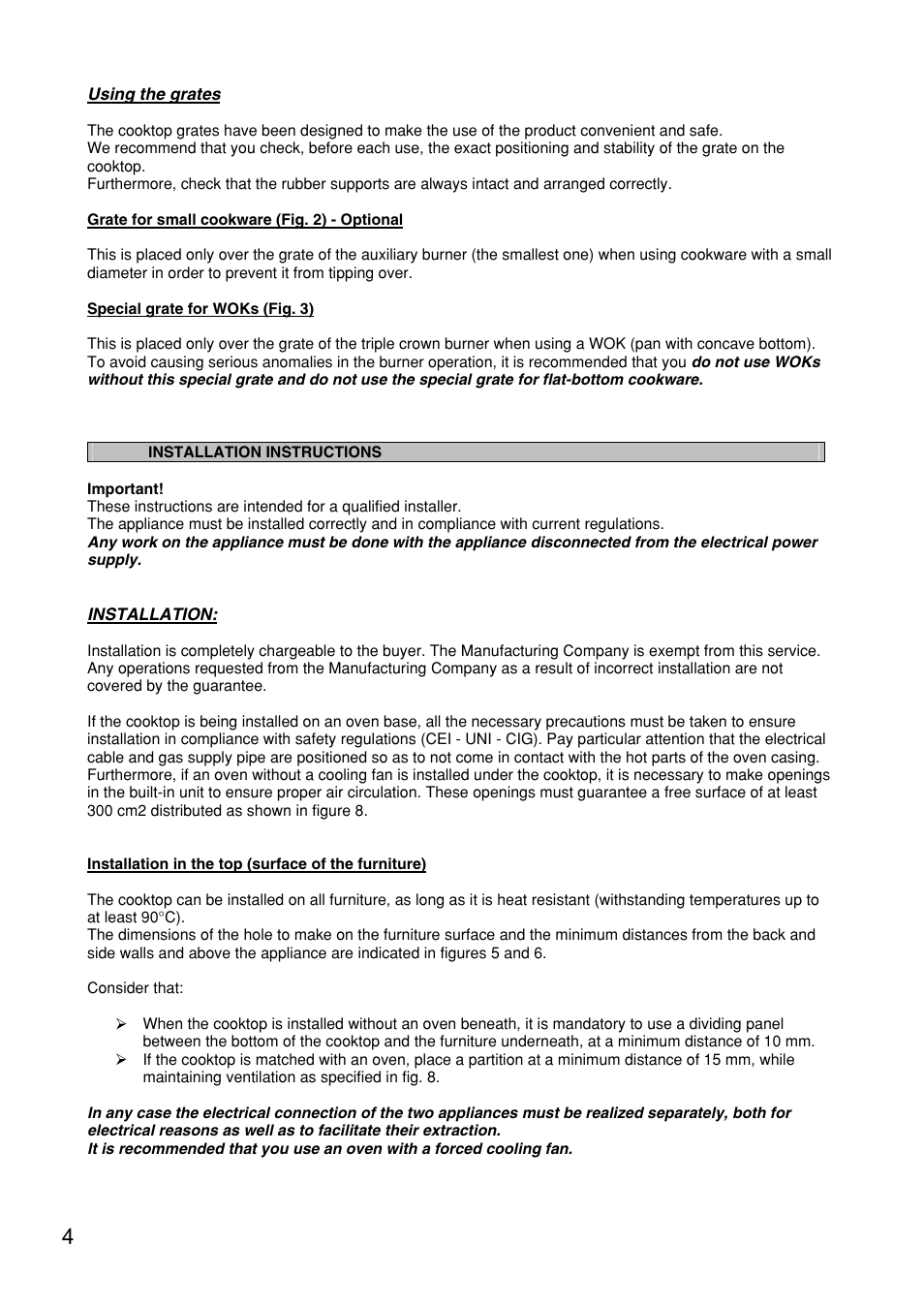 Candy PG 905 AMX User Manual | Page 6 / 16