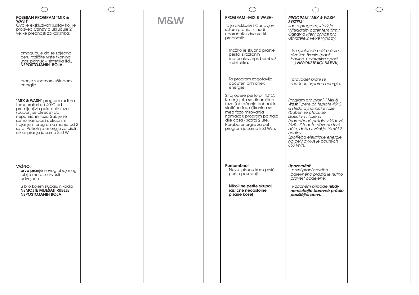 Candy GO F106-16S User Manual | Page 26 / 41