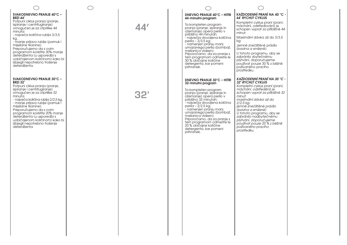 Candy GO F106-16S User Manual | Page 27 / 41