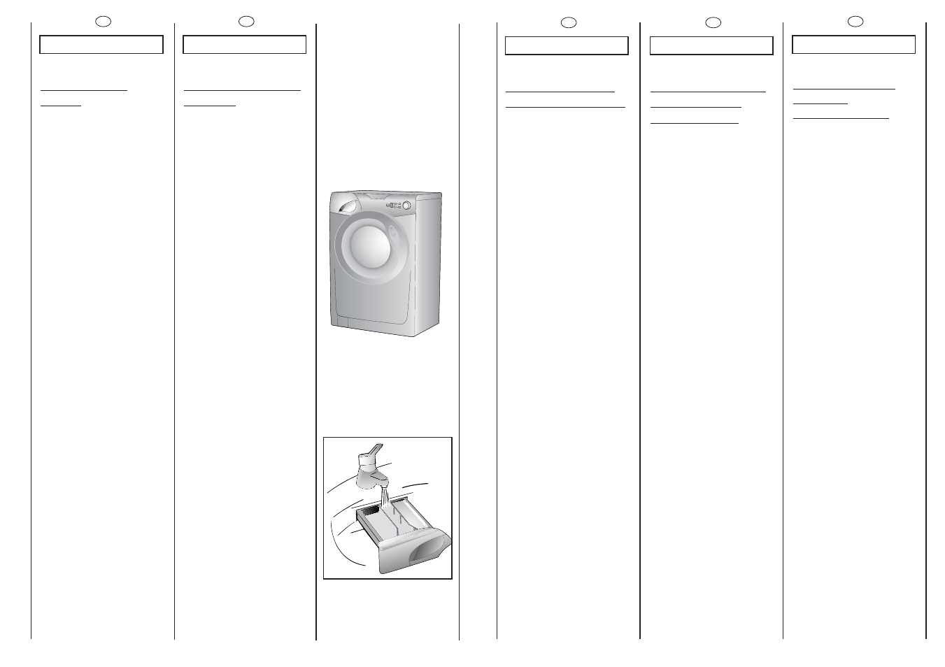 Rengøring og vedligeholdelse, Rengjøring og rutinemessig vedlikehold, Puhdistus ja hoito | Rengöring och skötsel, Cleaning and routine maintenance | Candy GO 166 DF-86S User Manual | Page 34 / 41