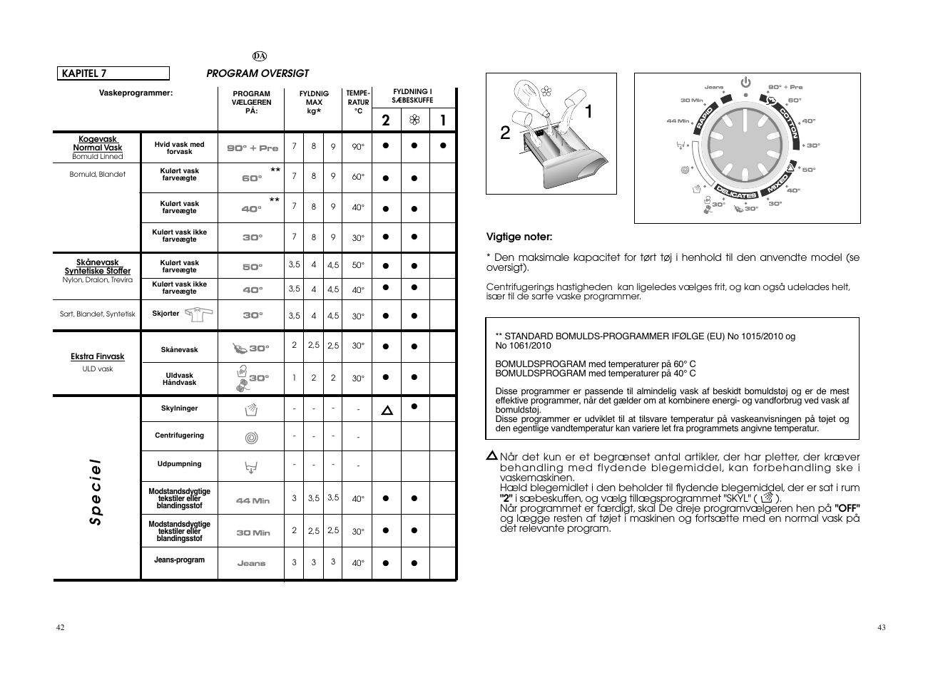 Speciel | Candy EVO 1672D-S User Manual | Page 22 / 41