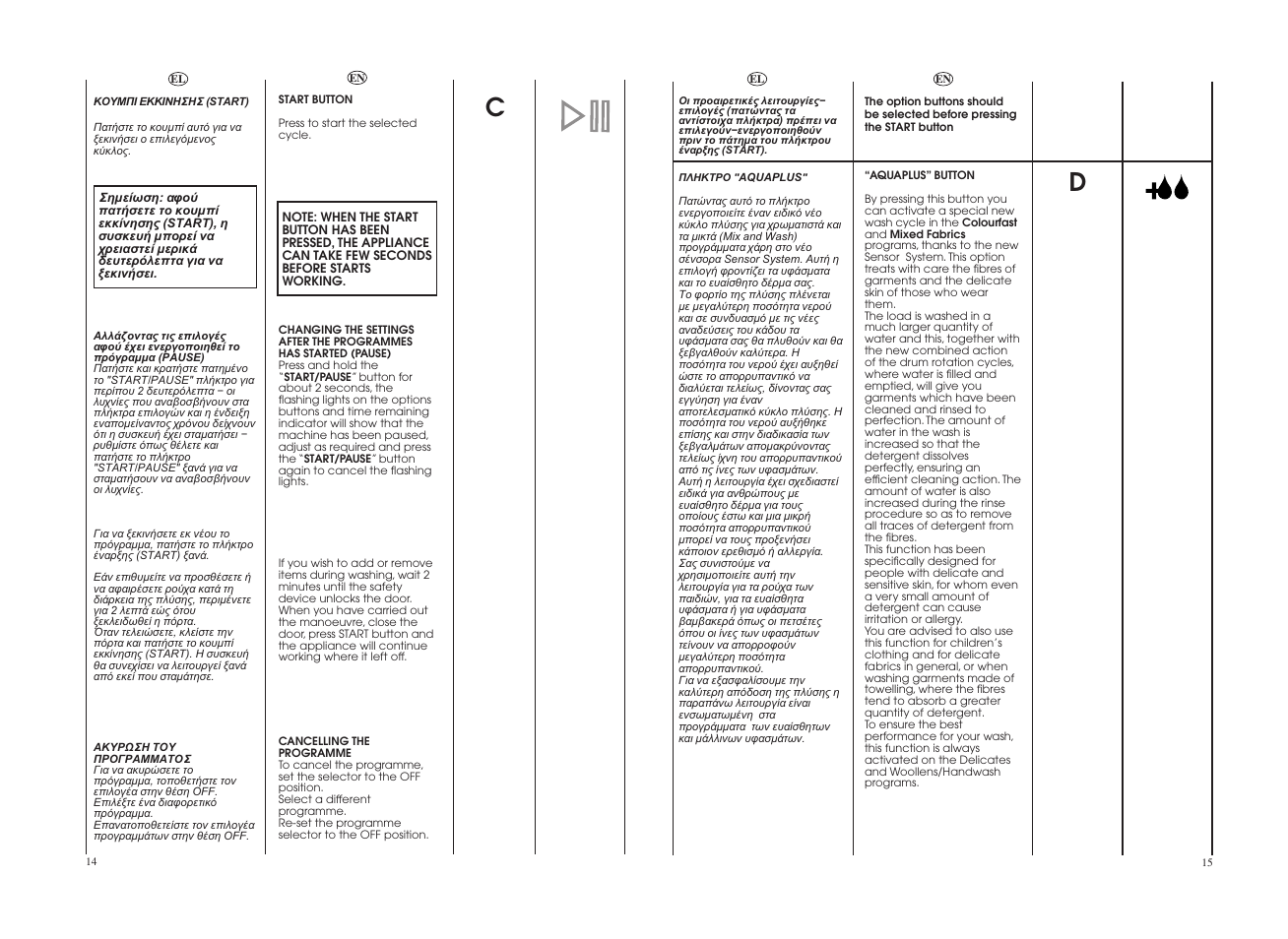 Candy GO 106DF__1-16S User Manual | Page 8 / 21