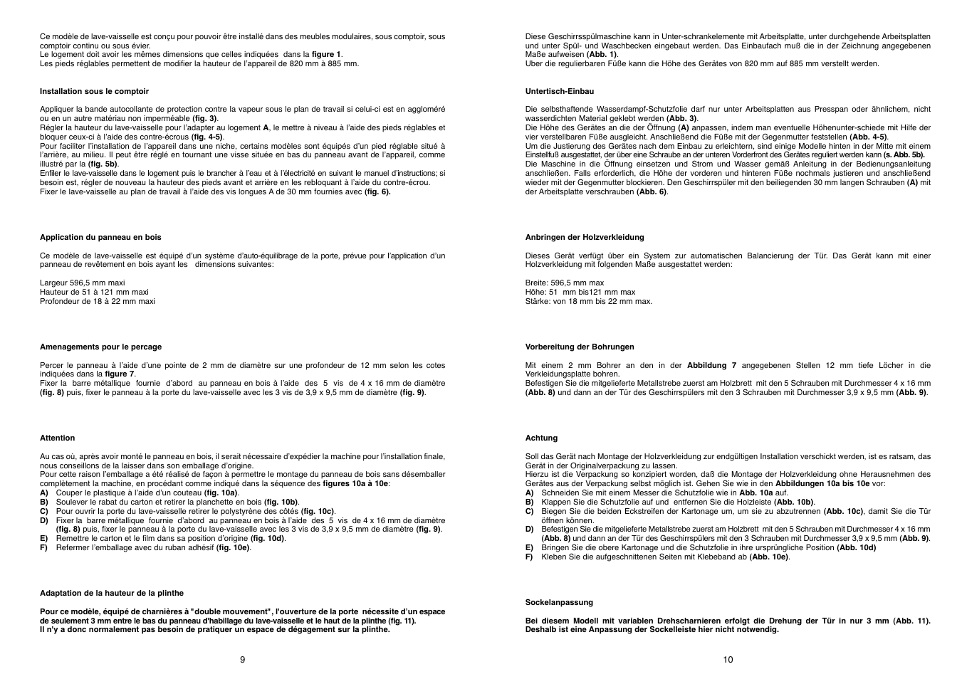 Candy LVIC 980 PN FR User Manual | Page 5 / 7