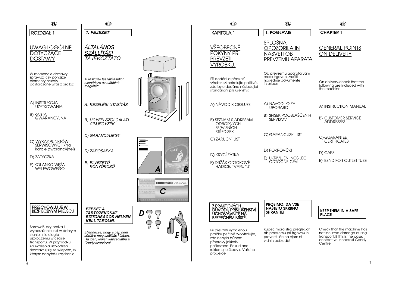 Ea b c d | Candy GO4 126DF__L1-S User Manual | Page 4 / 41