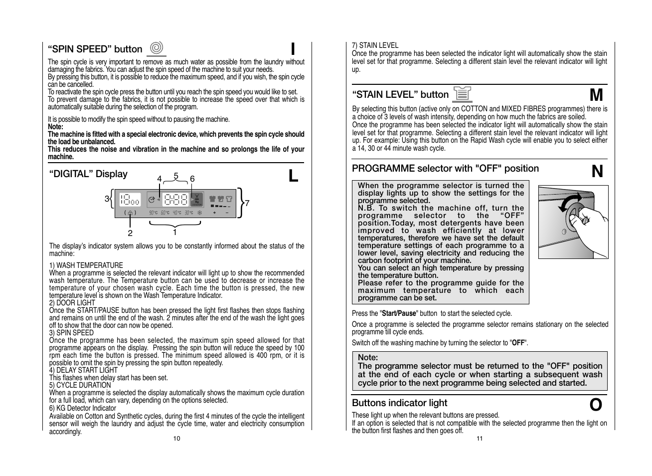 Candy CWB 714D-80S User Manual | Page 6 / 17