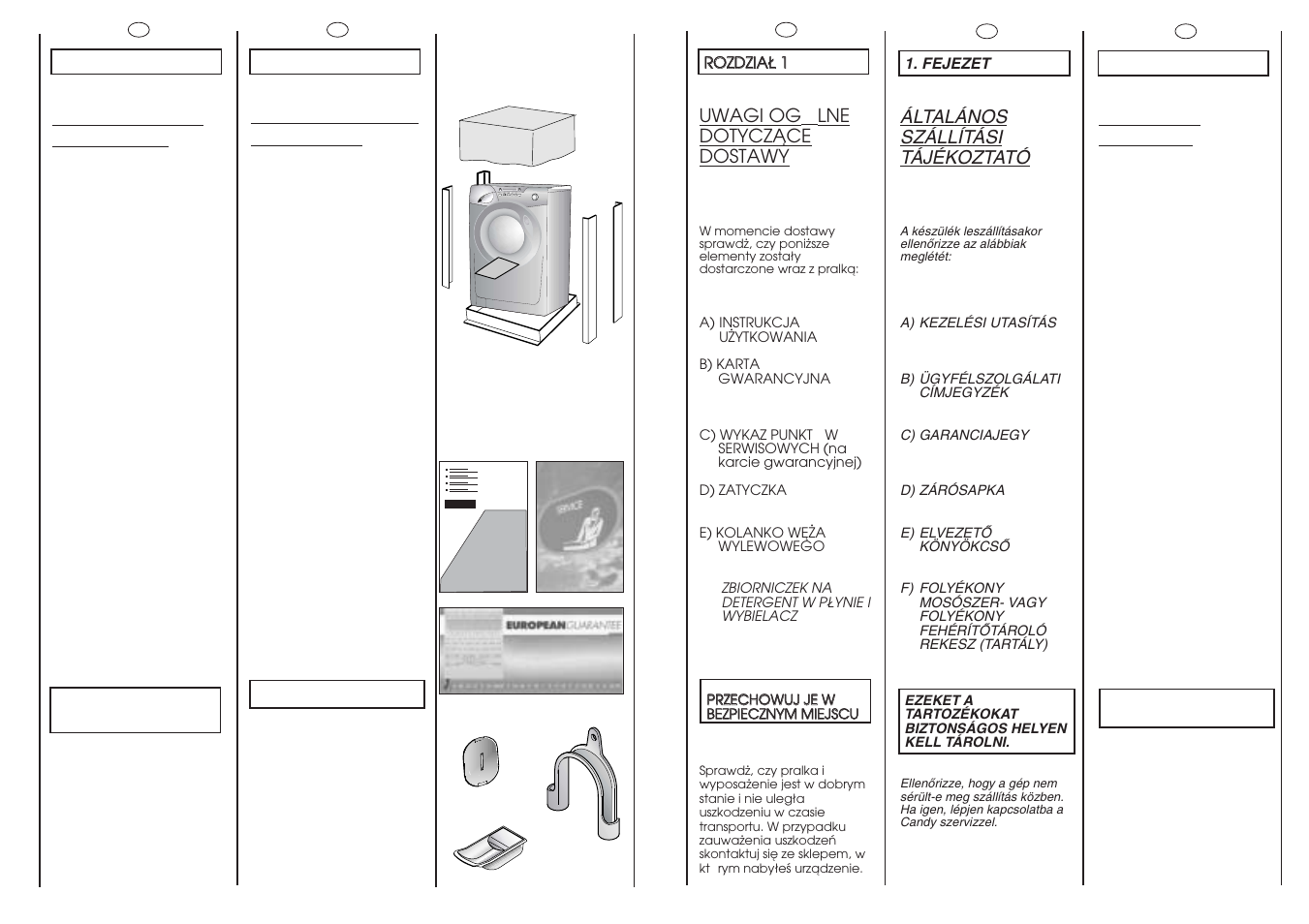 Candy GO 610 D-16S User Manual | Page 4 / 41