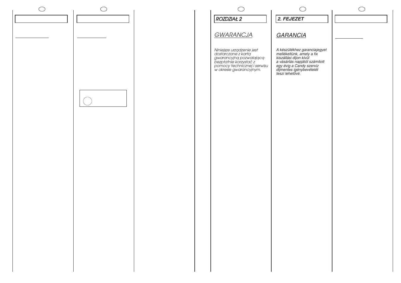 Candy GO 610 D-16S User Manual | Page 5 / 41