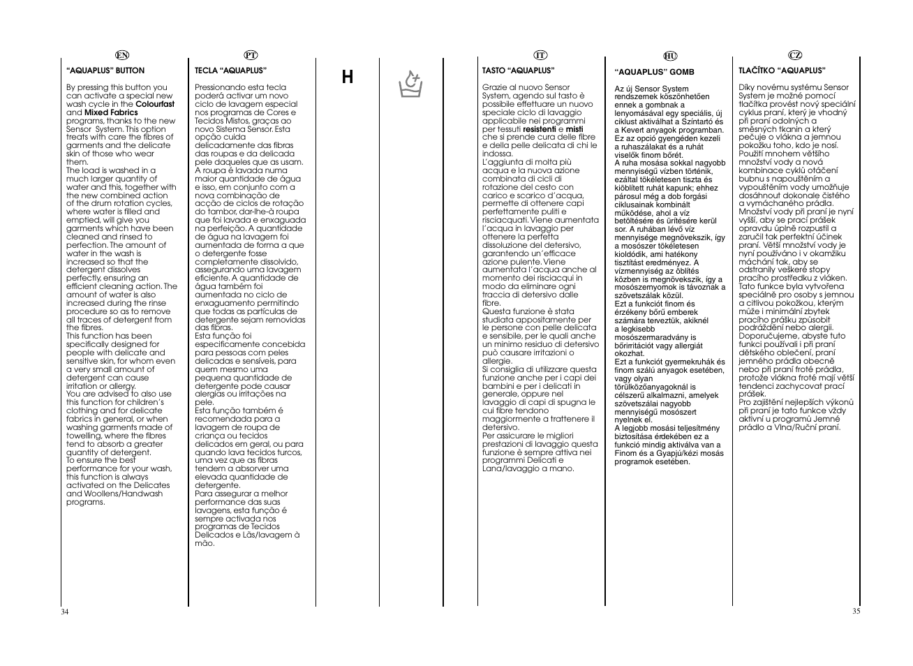 Candy EVOW 4963D-S User Manual | Page 18 / 53